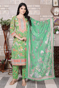 PRIYANSH DRESSES, Women's floral Printed Kurti Set with Dupatta and Pants